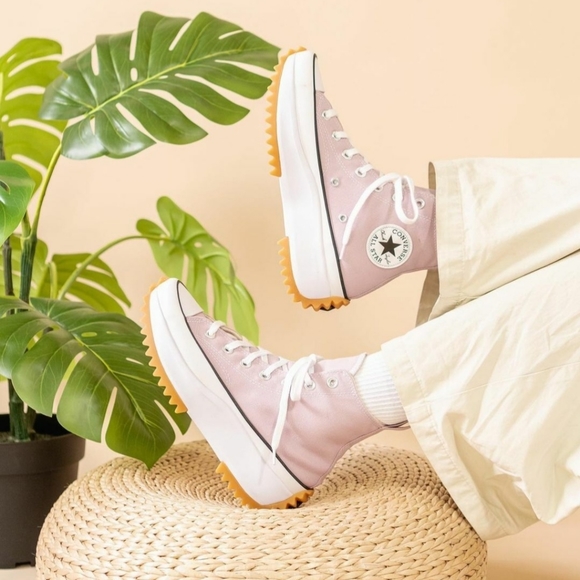 Converse Run Star Hike Unisex Recycled Seasonal Color High Top Himalayan Salt - Picture 1 of 11